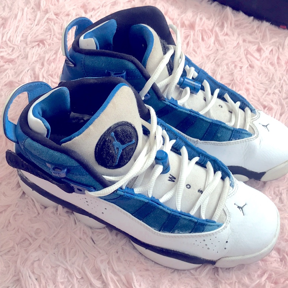 Jordan 6 Rings blue And White